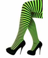 Carnavalskleding halloween groen zwarte heksen panties maillots verkleedaccessoire voor dames